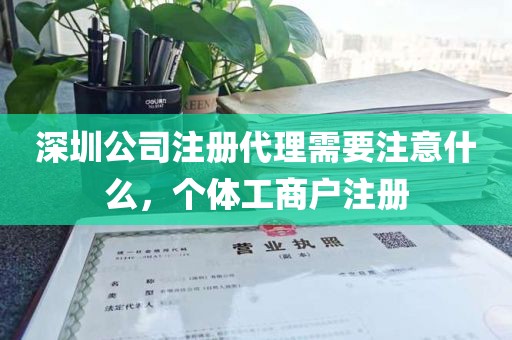 深圳公司注册代理需要注意什么，个体工商户注册