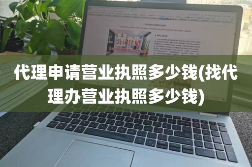 代理申请营业执照多少钱(找代理办营业执照多少钱)