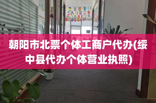 朝阳市北票个体工商户代办(绥中县代办个体营业执照)