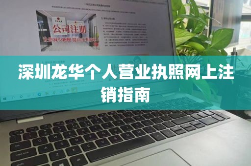 深圳龙华个人营业执照网上注销指南