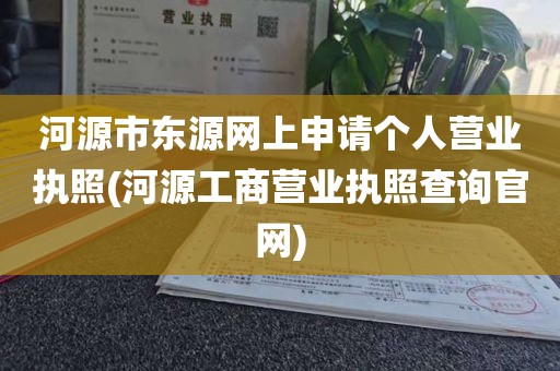 河源市东源网上申请个人营业执照(河源工商营业执照查询官网)