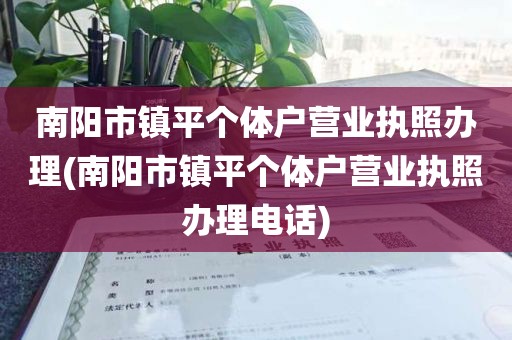 南阳市镇平个体户营业执照办理(南阳市镇平个体户营业执照办理电话)
