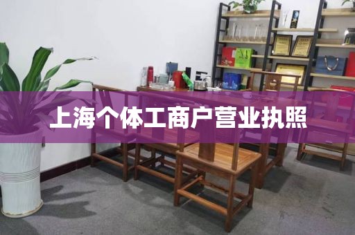 上海个体工商户营业执照