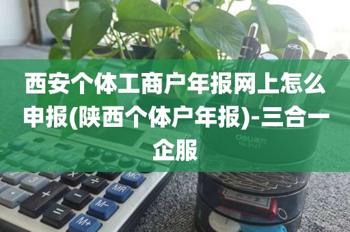 西安个体工商户年报网上怎么申报(陕西个体户年报)-三合一企服