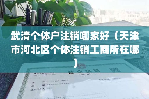 武清个体户注销哪家好（天津市河北区个体注销工商所在哪）