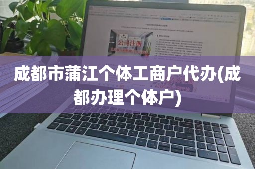 成都市蒲江个体工商户代办(成都办理个体户)