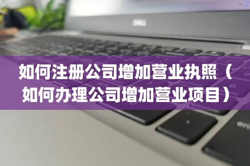 如何注册公司增加营业执照（如何办理公司增加营业项目）