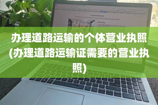 办理道路运输的个体营业执照(办理道路运输证需要的营业执照)