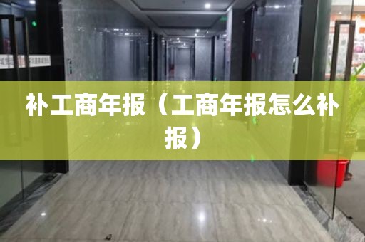 补工商年报（工商年报怎么补报）