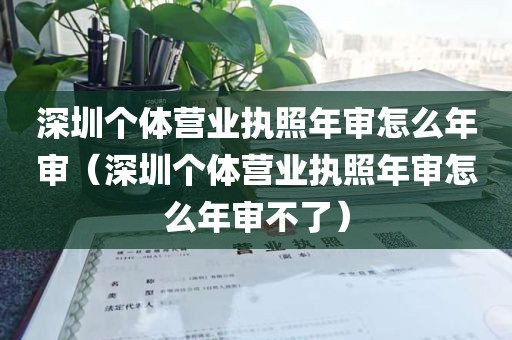 深圳个体营业执照年审怎么年审（深圳个体营业执照年审怎么年审不了）