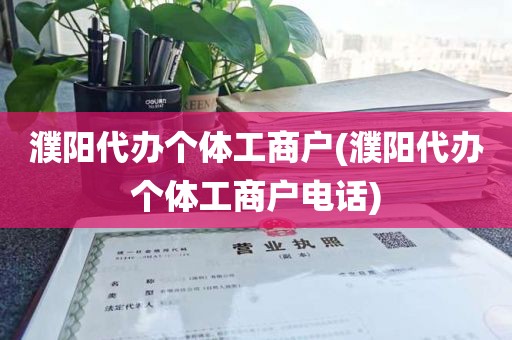 濮阳代办个体工商户(濮阳代办个体工商户电话)