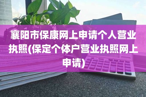 襄阳市保康网上申请个人营业执照(保定个体户营业执照网上申请)