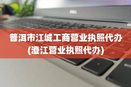 普洱市江城工商营业执照代办(澄江营业执照代办)