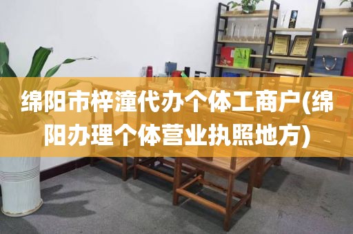 绵阳市梓潼代办个体工商户(绵阳办理个体营业执照地方)
