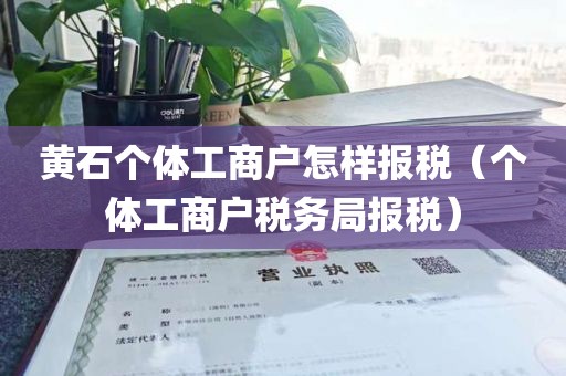 黄石个体工商户怎样报税（个体工商户税务局报税）