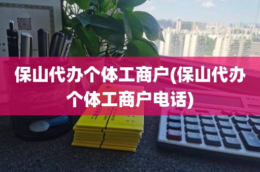 保山代办个体工商户(保山代办个体工商户电话)