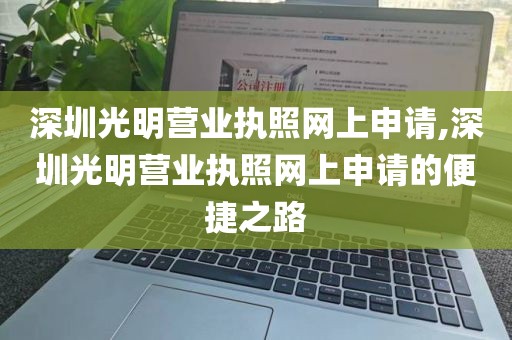 深圳光明营业执照网上申请,深圳光明营业执照网上申请的便捷之路