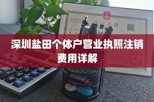 深圳盐田个体户营业执照注销费用详解