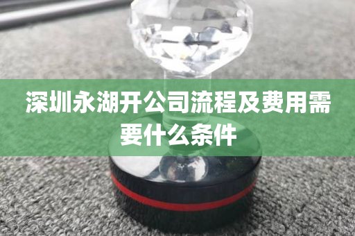 深圳永湖开公司流程及费用需要什么条件