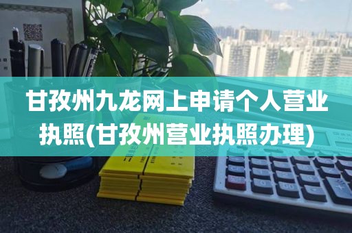 甘孜州九龙网上申请个人营业执照(甘孜州营业执照办理)