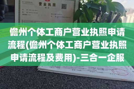 儋州个体工商户营业执照申请流程(儋州个体工商户营业执照申请流程及费用)-三合一企服