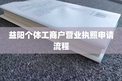 益阳个体工商户营业执照申请流程