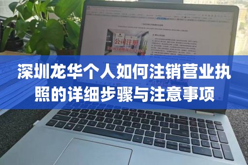 深圳龙华个人如何注销营业执照的详细步骤与注意事项