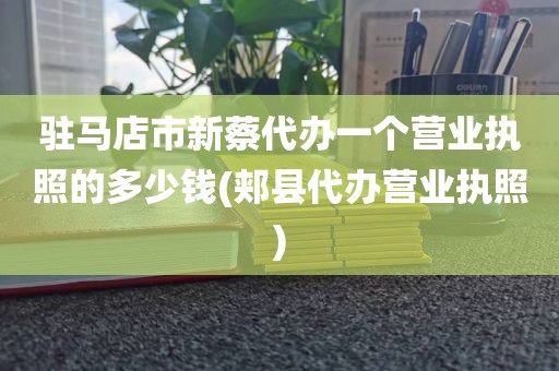 驻马店市新蔡代办一个营业执照的多少钱(郏县代办营业执照)