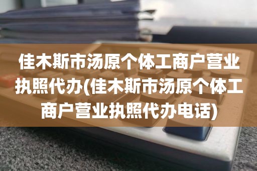 佳木斯市汤原个体工商户营业执照代办(佳木斯市汤原个体工商户营业执照代办电话)