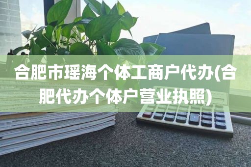 合肥市瑶海个体工商户代办(合肥代办个体户营业执照)