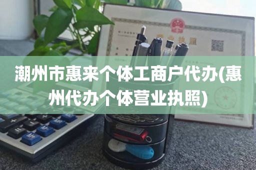 潮州市惠来个体工商户代办(惠州代办个体营业执照)