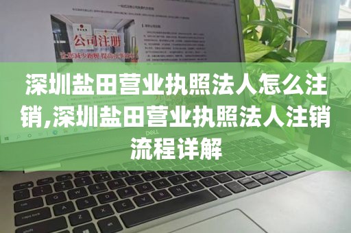 深圳盐田营业执照法人怎么注销,深圳盐田营业执照法人注销流程详解