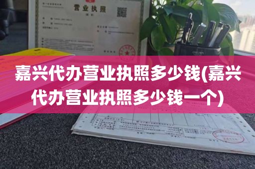 嘉兴代办营业执照多少钱(嘉兴代办营业执照多少钱一个)