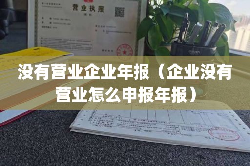 没有营业企业年报（企业没有营业怎么申报年报）