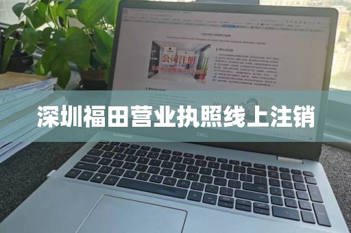 深圳福田营业执照线上注销