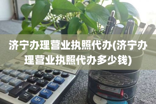 济宁办理营业执照代办(济宁办理营业执照代办多少钱)