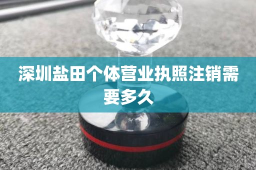 深圳盐田个体营业执照注销需要多久