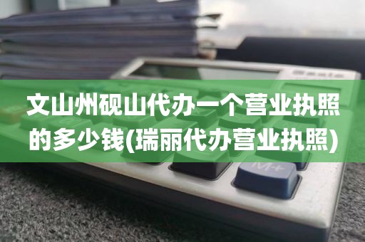 文山州砚山代办一个营业执照的多少钱(瑞丽代办营业执照)
