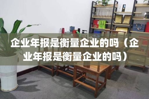 企业年报是衡量企业的吗（企业年报是衡量企业的吗）