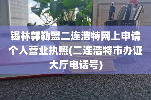 锡林郭勒盟二连浩特网上申请个人营业执照(二连浩特市办证大厅电话号)