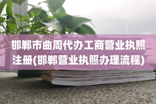 邯郸市曲周代办工商营业执照注册(邯郸营业执照办理流程)