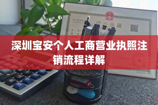 深圳宝安个人工商营业执照注销流程详解