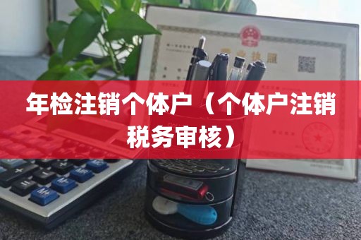 年检注销个体户（个体户注销税务审核）