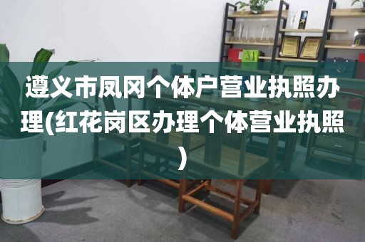 遵义市凤冈个体户营业执照办理(红花岗区办理个体营业执照)
