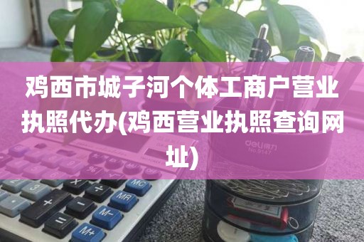 鸡西市城子河个体工商户营业执照代办(鸡西营业执照查询网址)