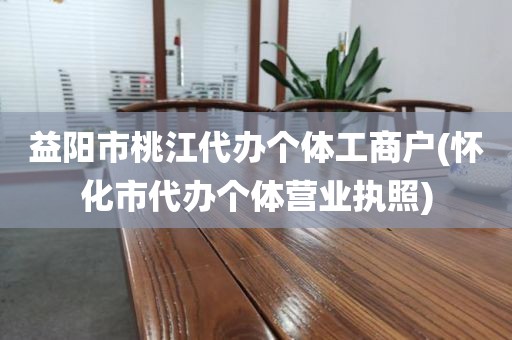 益阳市桃江代办个体工商户(怀化市代办个体营业执照)