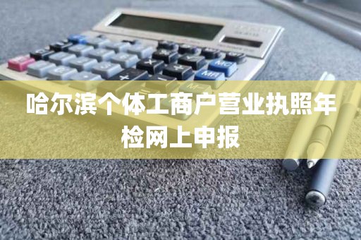 哈尔滨个体工商户营业执照年检网上申报