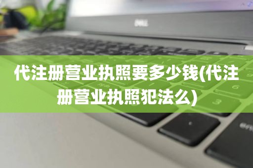 代注册营业执照要多少钱(代注册营业执照犯法么)