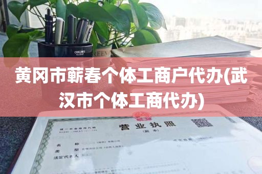 黄冈市蕲春个体工商户代办(武汉市个体工商代办)