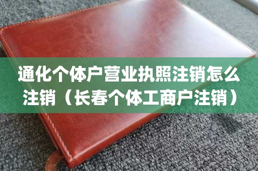 通化个体户营业执照注销怎么注销（长春个体工商户注销）